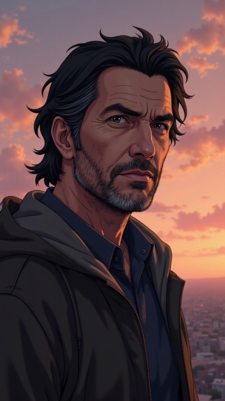 The same character rendered in Modern Anime style